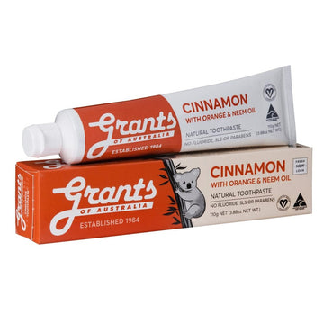 Grants Cinnamon Zest with Neem Oil Toothpaste 110g